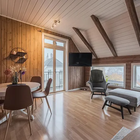 Toppleilighet I Sentrum Av *